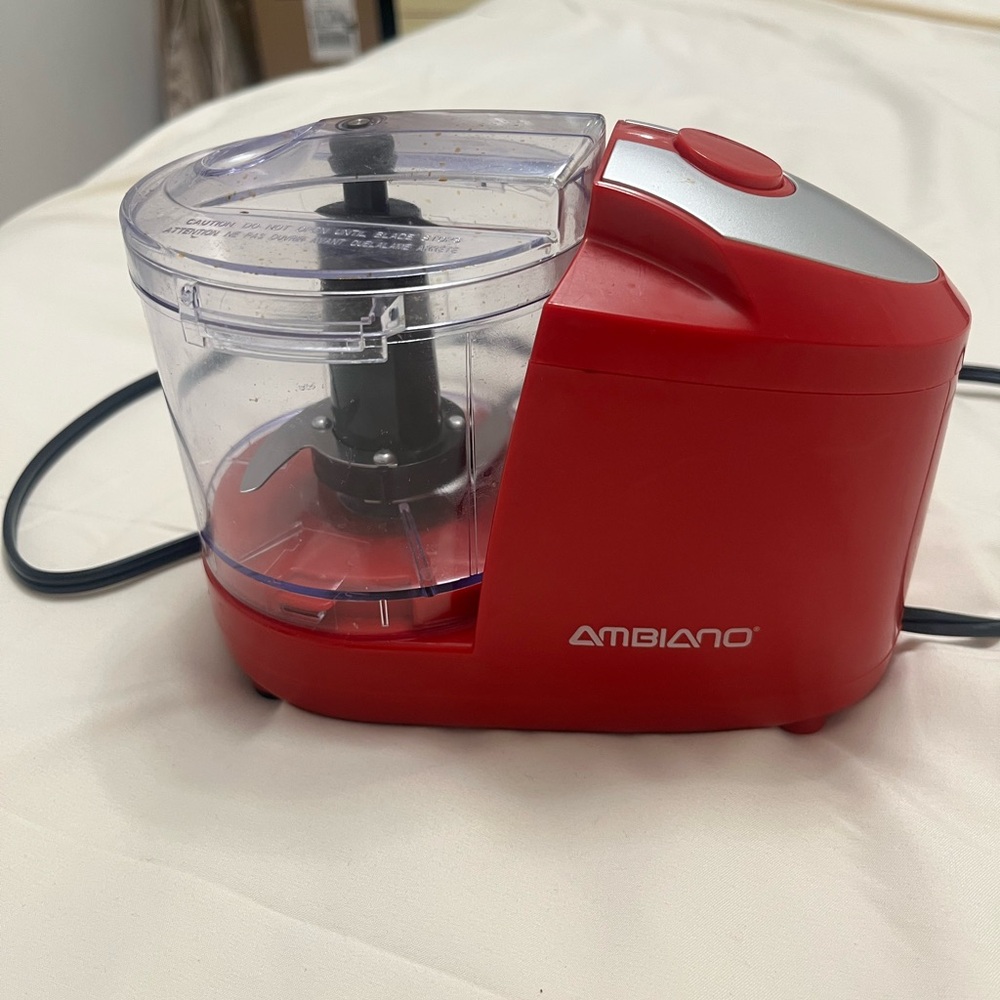 Red Electric Food Chopper